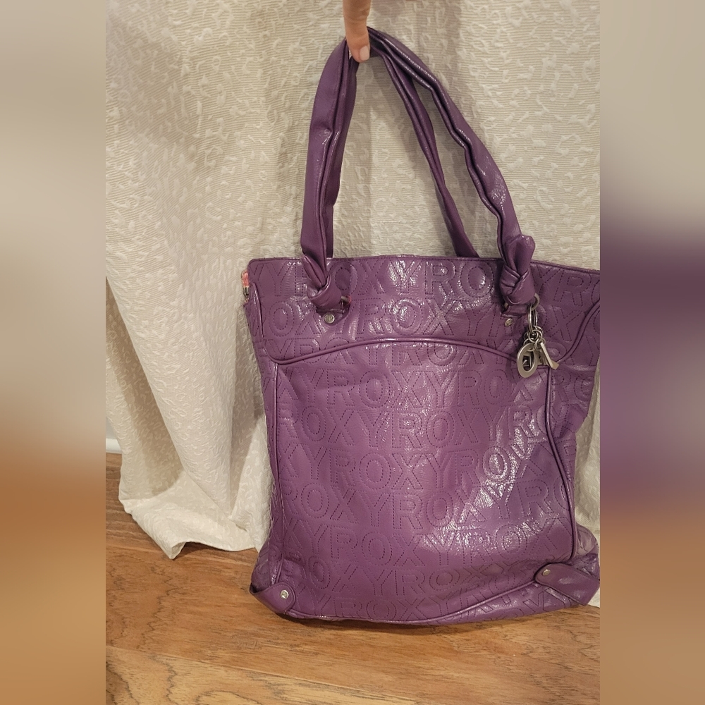Roxy purple tote
